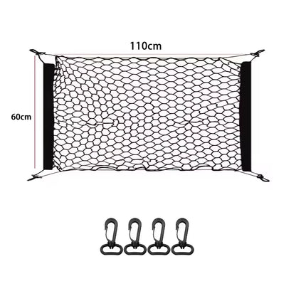 Luggage Net Holder Accessory for Citroen Basalt CC26 2024-2026 Trunk Storage Mesh Auto Organizer Elastic String Net Pocket Bag